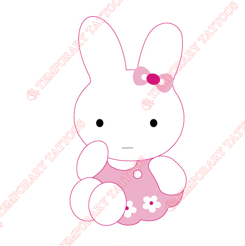 Rabbit Customize Temporary Tattoos Stickers NO.8954